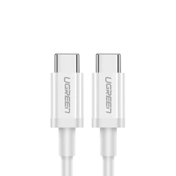 Kabel Ugreen US264 60518 USB-C / USB-C PD QC AFC 1m - biały