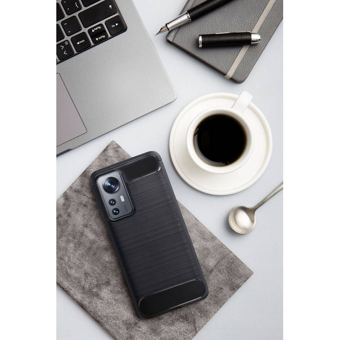 Etui Futerał CARBON do XIAOMI Redmi NOTE 12 5G czarny Case