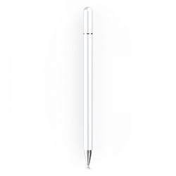 RYSIK TECH-PROTECT CHARM STYLUS PEN WHITE/SILVER