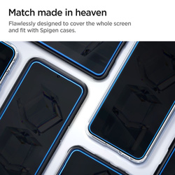 Tempered Glass Spigen GLAS.TR "EZ FIT" 2-PACK GALAXY S23 CLEAR