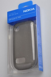 NOKIA Asha 200 201 2010 Case Case CC-1034 Silicone Soft Cover Black
