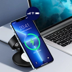 Choetech inductive 3-in-1 charging station iPhone 12/13/14, AirPods Pro, Apple Watch black (T587-F)