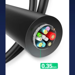 Ugreen kabel przewód USB 3.0 - USB Typ C 1m 3A czarny (20882)