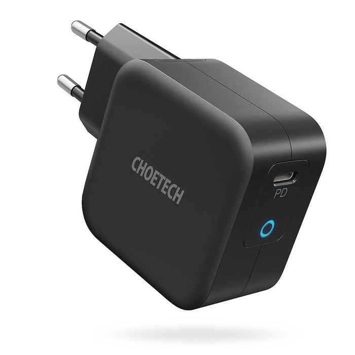 Choetech fast charger GaN USB Type C 61W 3A Power Delivery Black (Q6006)