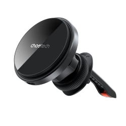 Choetech T204-F magnetic car holder with 15W wireless charging - black