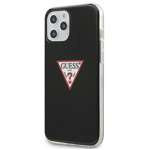 Etui GUESS Apple iPhone 12 12 Pro Triangle Collection Czarny Hardcase