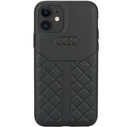 Audi Genuine Leather iPhone 12 / 12 Pro 6.1" czarny/black hardcase AU-TPUPCIP12P-Q8/D1-BK