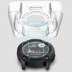 SZKŁO HARTOWANE SPIGEN GLAS.TR ”EZ FIT” 2-PACK GARMIN INSTINCT 2X SOLAR CLEAR