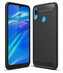 Etui Huawei Y6 2019 Carbon Silikon