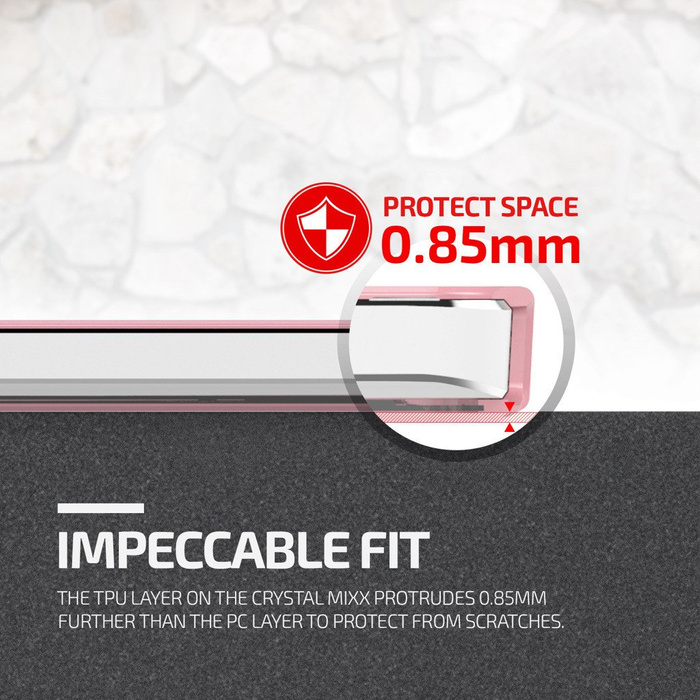 Etui Samsung Galaxy A7 VERUS Crystal Mixx Baby Pink Jak Spigen SGP Pokrowiec