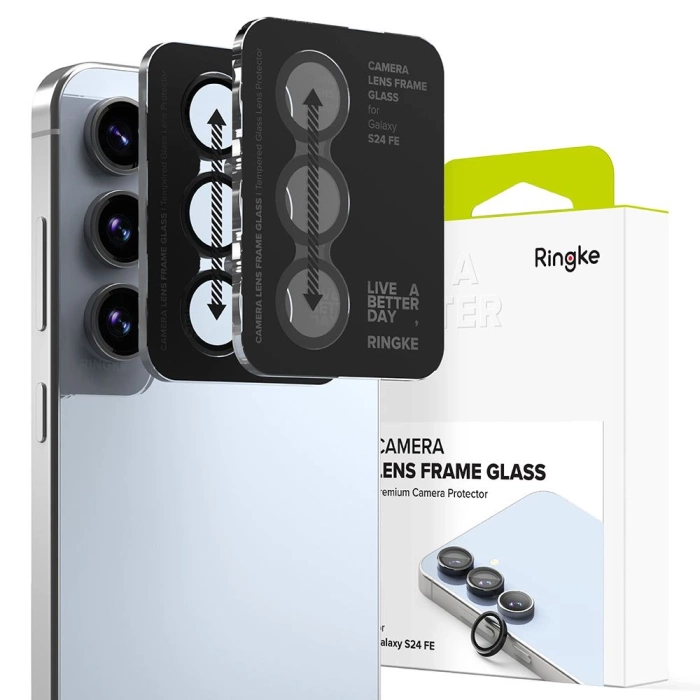OSŁONA APARATU RINGKE CAMERA FRAME PROTECTOR 2-PACK GALAXY S24 FE BLACK