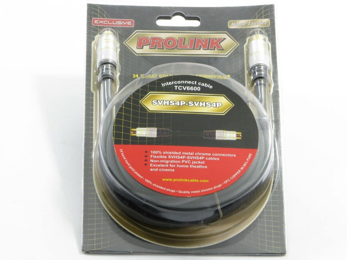 Kabel PROLINK SVHS4P -  SVHS4P 1,2m TCV6600