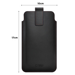 TECH-PROTECT SM65 UNIVERSAL PHONE POUCH 6.0-6.9 INCH BLACK/RED