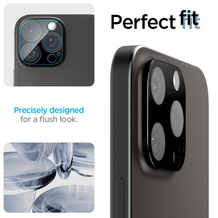 Osłona Aparatu Spigen Optik.tr Camera Protector 2-pack iPhone 14 Pro / 14 Pro Max / 15 Pro / 15 Pro Max Black