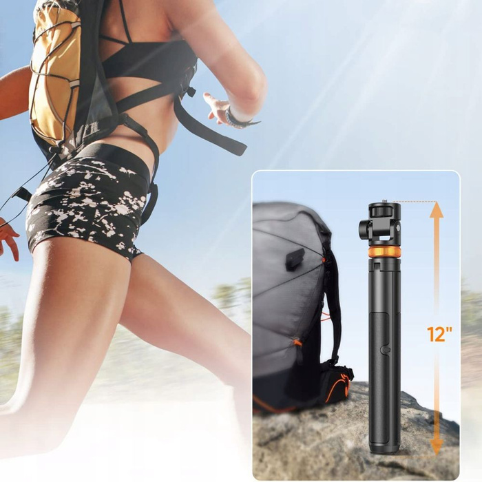 KIJEK SELFIE TECH-PROTECT L03S WIRELESS SELFIE STICK TRIPOD BLACK
