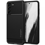 Case Spigen Galaxy S21 Fe Rugged Armor MATTE Black Case