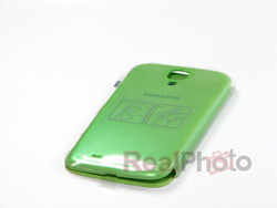 Futerał SAMSUNG Galaxy S4 SIV I9500 I9505 Etui Flip S-VIEW EF-CI950BWEG Zielony