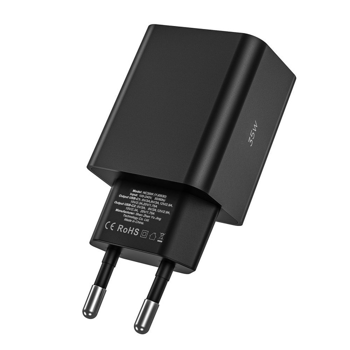 ŁADOWARKA TECH-PROTECT C35W 2-PORT NETWORK CHARGER PD35W WHITE