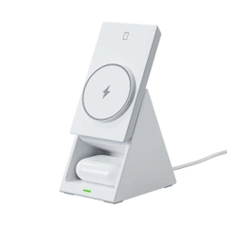 Stacja ładująca indukcyjna 3w1 Choetech T600 15W - biała