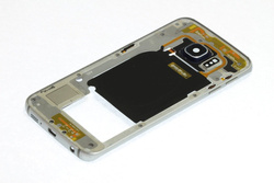 Case Body Frame SAMSUNG Galaxy S6 Edge Grey Black Saphire Grade A