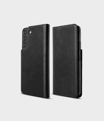 Ringke Folio Signature skórzane etui z klapką do Samsung Galaxy S22+ (S22 Plus) czarny (FSS118R262)