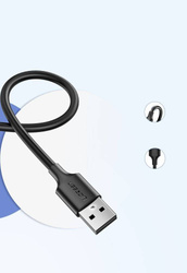 Ugreen cable USB - micro USB 2A 2m black cable (60138)