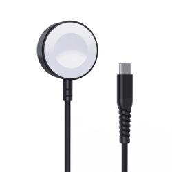 Choetech T319 MFI 5W wireless charger for Apple Watch + USB-C cable - black