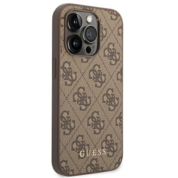 Case GUESS Apple iPhone 14 Pro Max 4G Metal Gold Logo Bronze Hardcase
