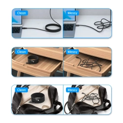 Choetech XCC-1051 magnetic USB-C / USB-C PD 3.1 cable 240W 1.8m - black