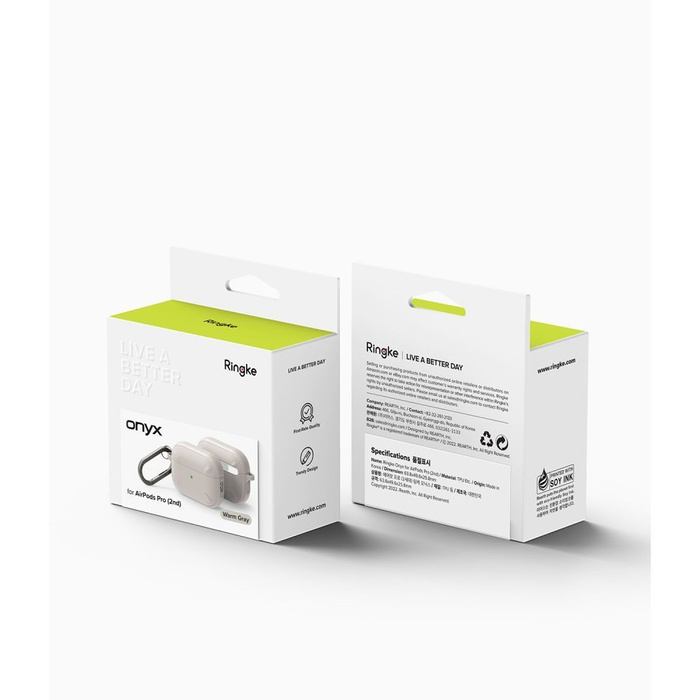 Etui RINGKE ONYX APPLE AIRPODS PRO 1 / 2 WARM GREY