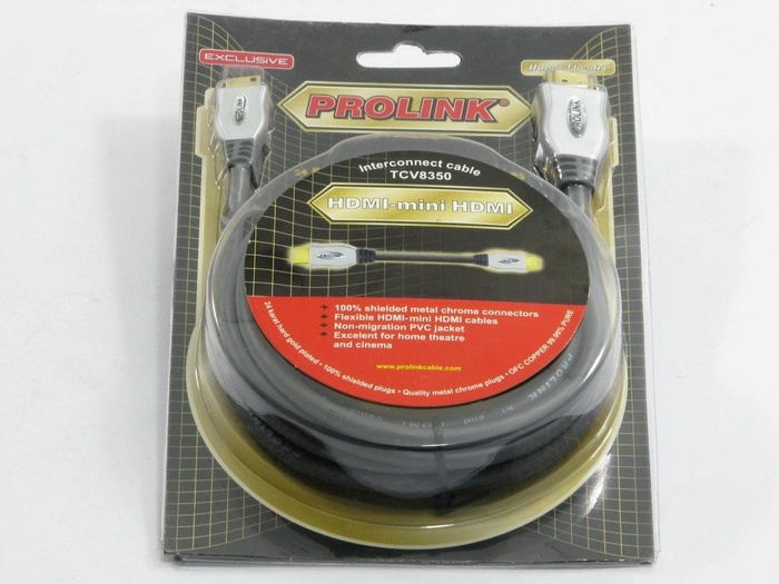 PROLINK Hdmi - Mini Hdmi Cable 1,8M Full HD 4K