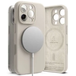 Etui RINGKE SILICONE MAGNETIC MAGSAFE IPHONE 16 PRO STONE
