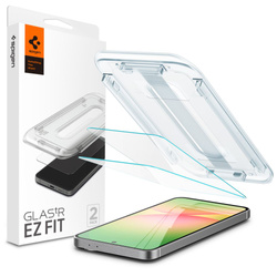 SZKŁO HARTOWANE SPIGEN GLAS.TR ”EZ FIT” 2-PACK GALAXY A56 / S24 FE CLEAR