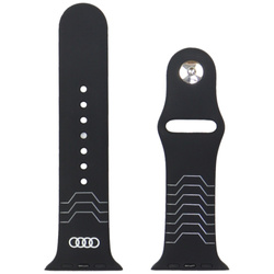 Pasek Audi Geometric Pattern Silicone Watch Strap do Apple Watch 44/45/46/49mm czarny