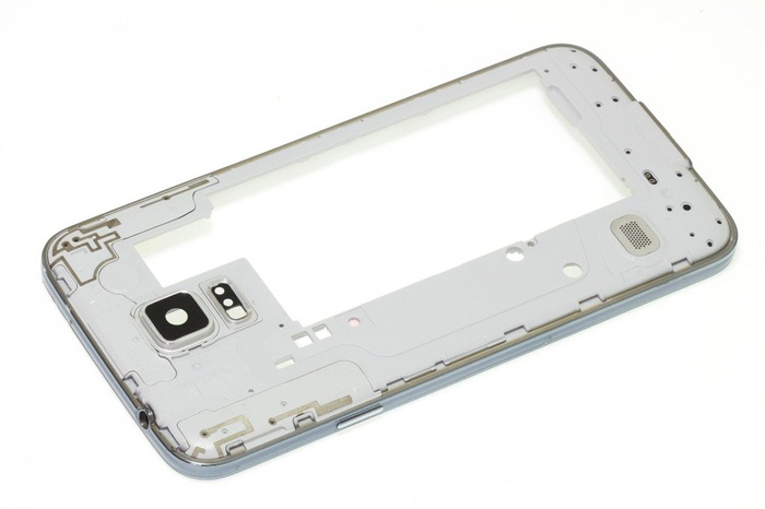 Case Body Frame SAMSUNG Galaxy S5 NEO G903 Silver Grade B