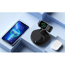 Choetech inductive 3-in-1 charging station iPhone 12/13/14, AirPods Pro, Apple Watch black (T587-F)