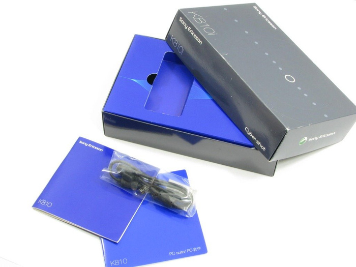 Box SONY ERICSSON K810i CD Cable Manual Drivers Grey