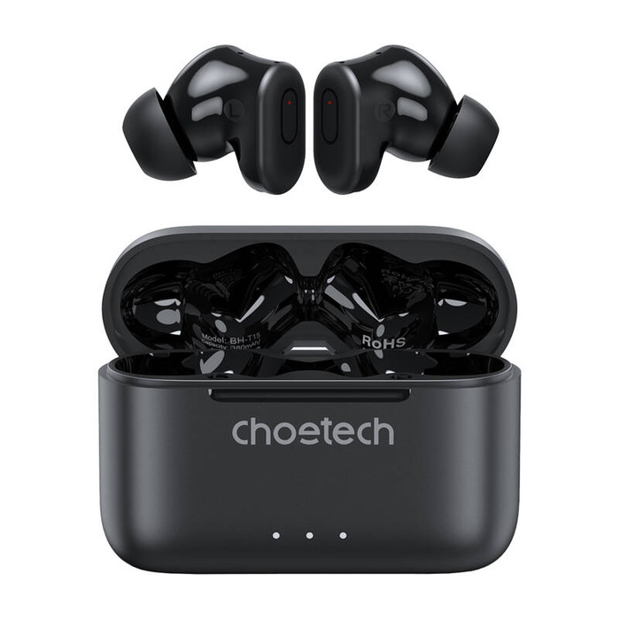 Słuchawki bezprzewodowe TWS Choetech BH-T15 ANC+ENC (czarne)