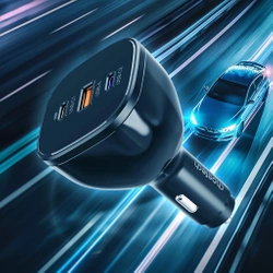 Choetech TC0024 car charger 160W 2x USB-C PD 3.1 1x USB-A - black