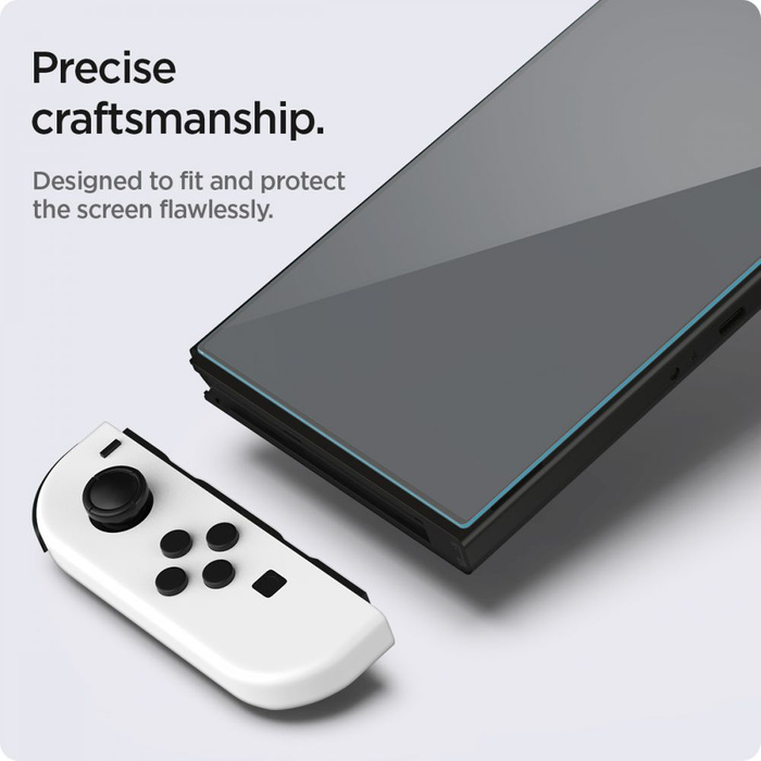Szkło Hartowane SPIGEN Nintendo Switch Oled Glas.Tr ”ez Fit” 2-Pack