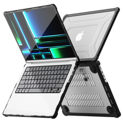 TECH-PROTECT SMARTSHELL PRO MACBOOK PRO 14 M1 / M2 / M3 / M4 / M5 2021-2025 BLACK/CLEAR