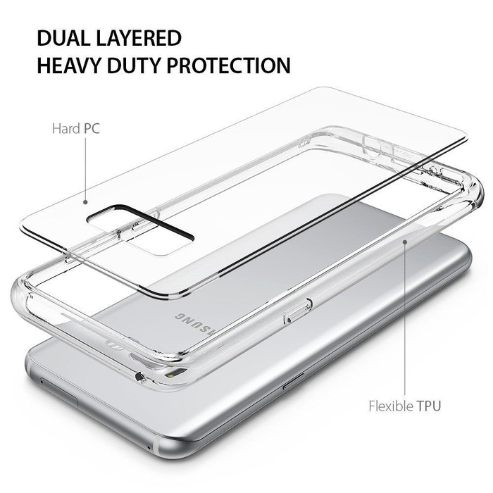 RINGKE Fusion Samsung Galaxy S8 Plus Clear View Case