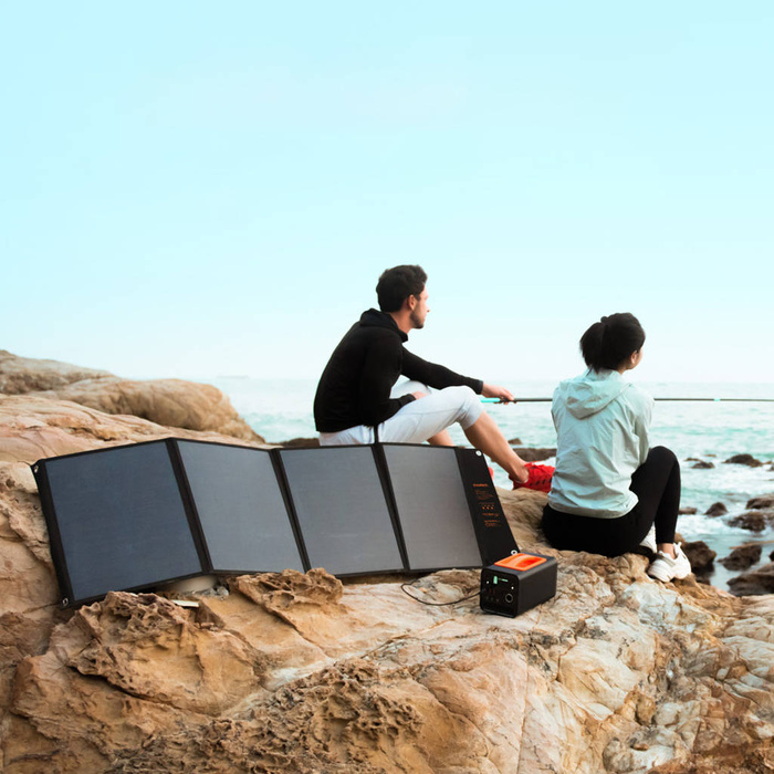 Choetech foldable solar charger 120W 1 x USB Type C / 2 x USB Type A (SC008)