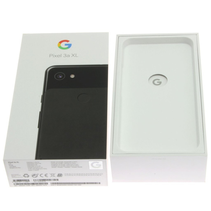 Google Pixel 3a XL 64GB Box Just Black Original