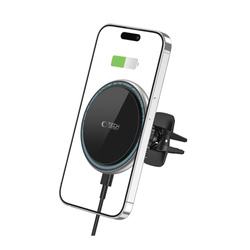 UCHWYT TECH-PROTECT A2 MAGNETIC MAGSAFE VENT CAR WIRELESS CHARGER 15W BLACK