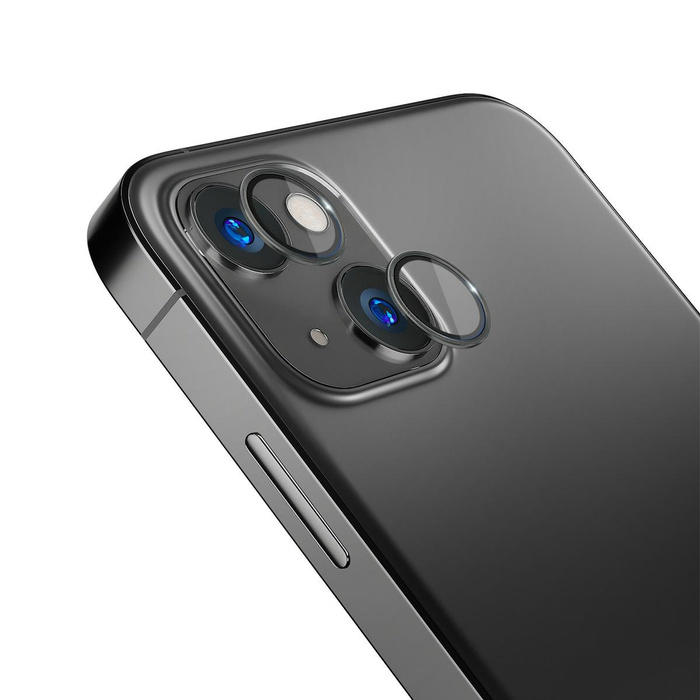 3mk Lens Protection Pro iPhone 14 6.1" graphite/graphite Protection for camera lens with mounting frame 1pc.