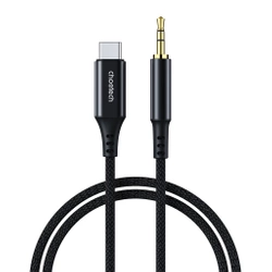 Kabel Choetech AUX008 USB-C / mini jack 3.5mm 2 m - czarny