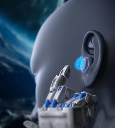 Choetech MEMS wireless TWS Bluetooth 5.3 headphones - purple