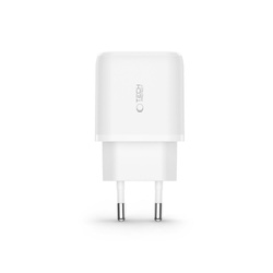 ŁADOWARKA TECH-PROTECT C20W 2-PORT NETWORK CHARGER PD20W/QC3.0 WHITE