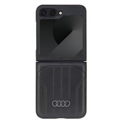 Audi Synthetic Leather MagSafe Z Flip 6 F741 czarny/black hardcase AU-TPUPCFlip6-Q5/D1-BK